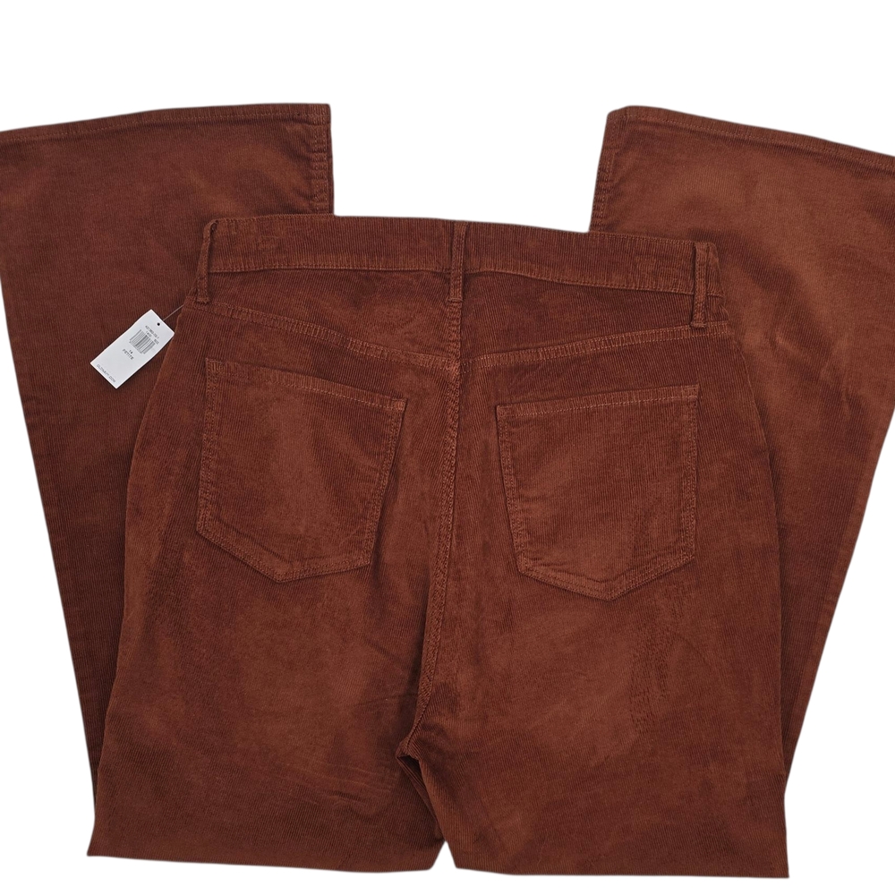 NWT Old Navy Size 14P Women's Rust Corduroy Pants - Picture 2 of 13